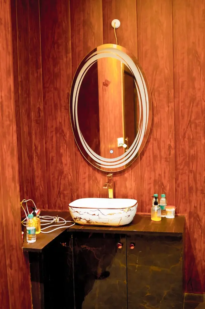 Treatment room decor at Lavya Thai Spa